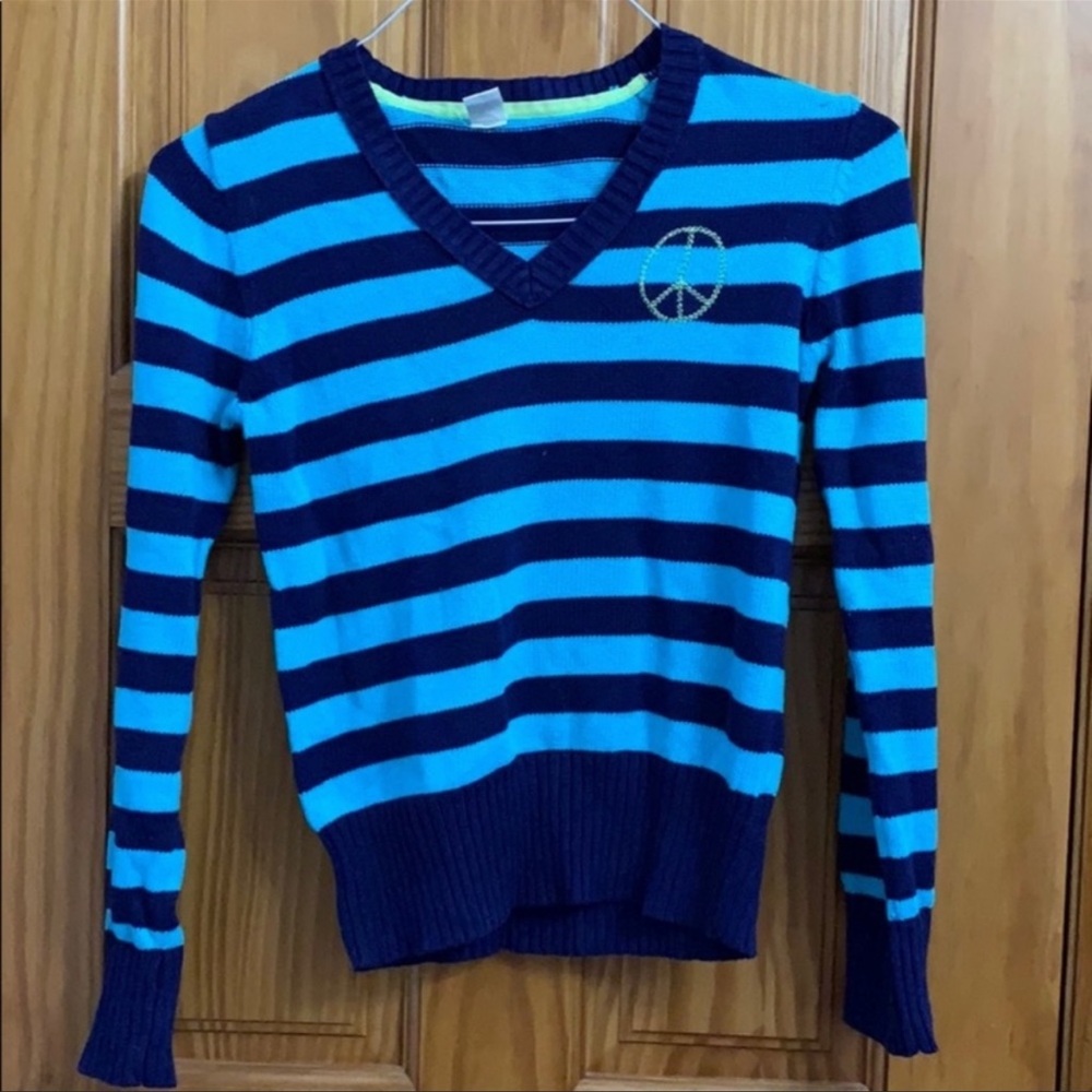 Girls Old Navy Striped Sweater Sz 14